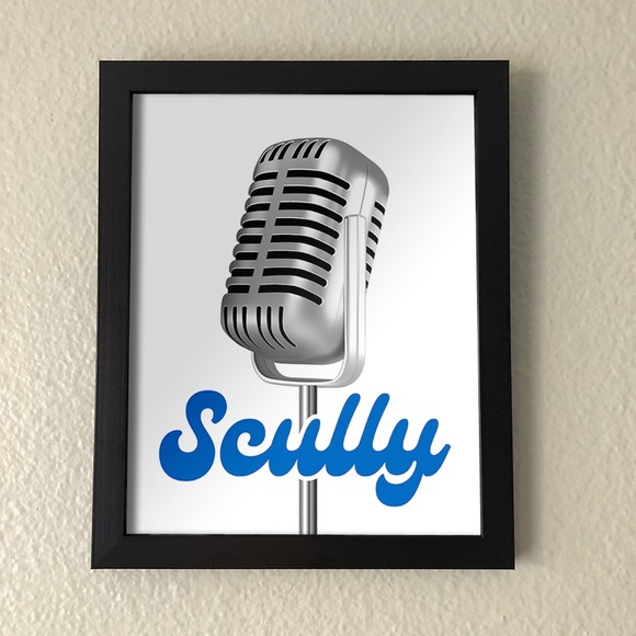 Vin Scully Dodgers Wall Art - Picture 1 of 1
